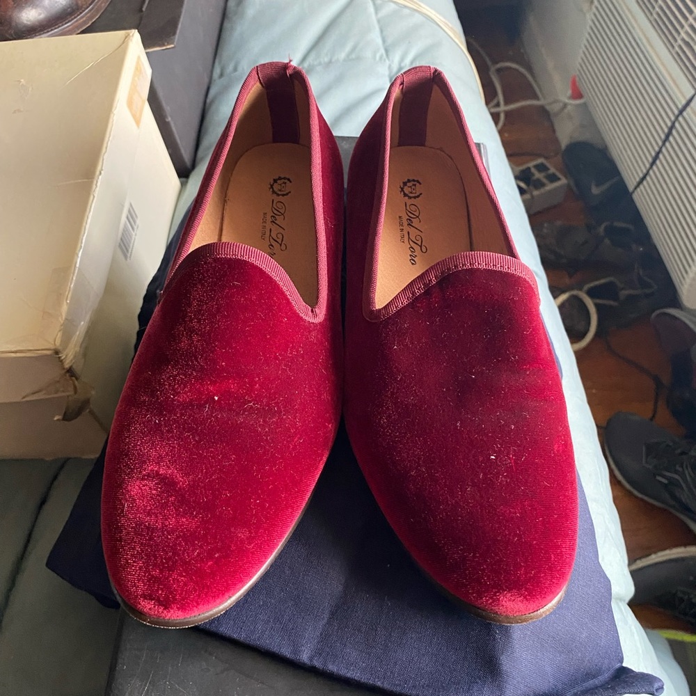 Del toro velvet slippers/loafers